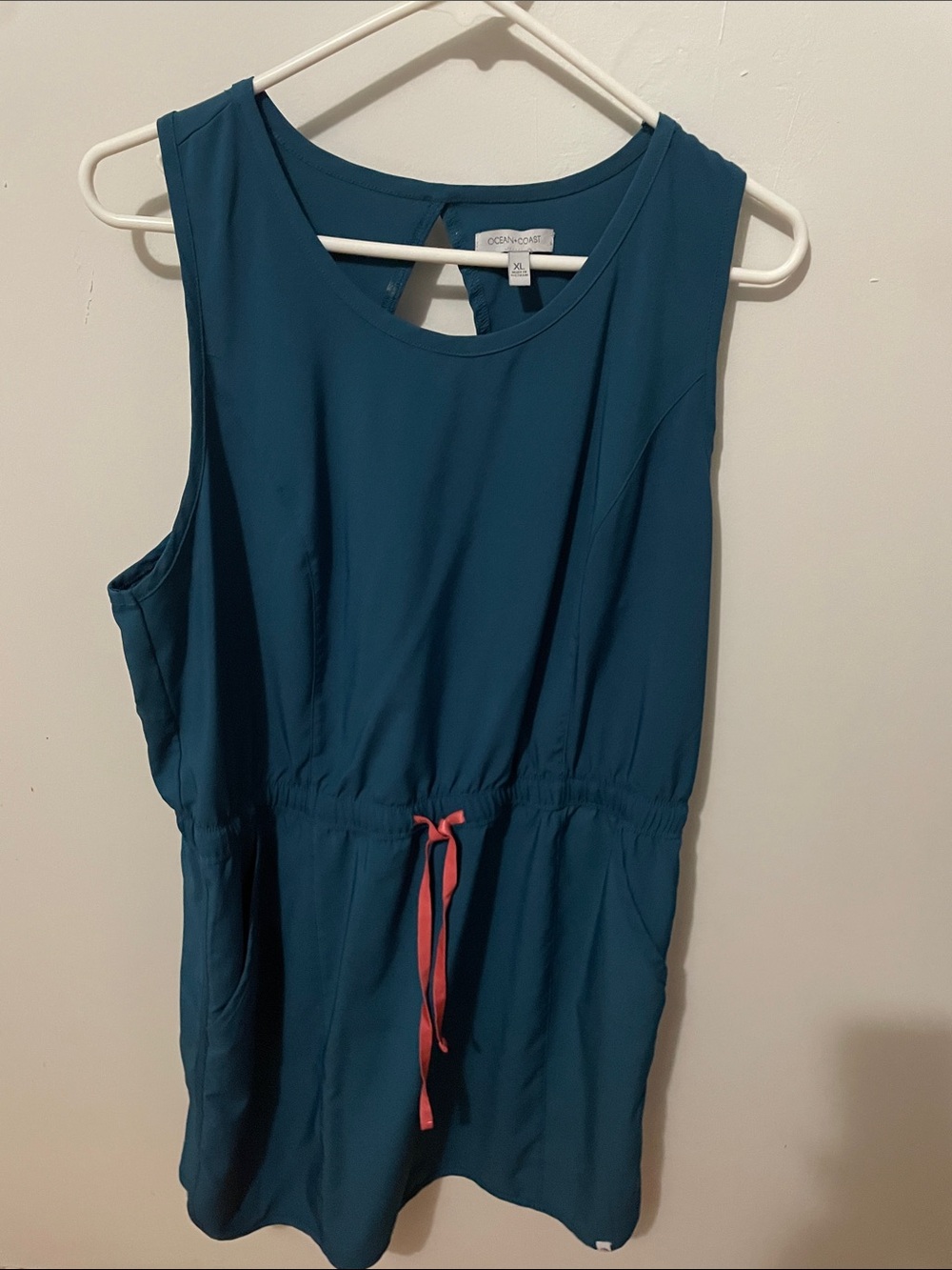 Ocean+Coast Teal Lightweight Sleeveless dress